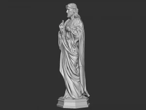 Jesus Sculpture 08 3D Print Model