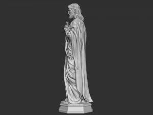 Jesus Sculpture 08 3D Print Model