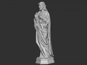 Jesus Sculpture 08 3D Print Model
