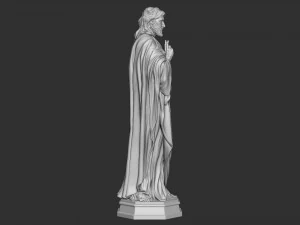 Jesus Sculpture 08 3D Print Model