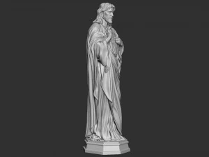 Jesus Sculpture 08 3D Print Model