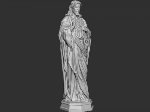 Jesus Sculpture 08 3D Print Model
