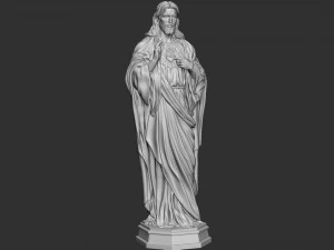 Jesus Sculpture 08 3D Print Model