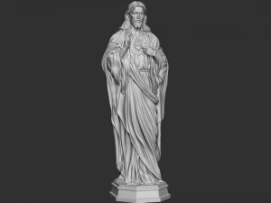 Jesus Sculpture 08 3D Print Model