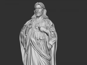 Jesus Sculpture 08 3D Print Model