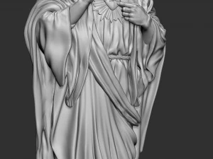 Jesus Sculpture 08 3D Print Model
