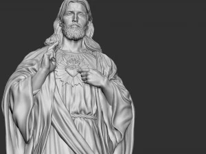 Jesus Sculpture 08 3D Print Model