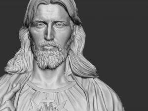 Jesus Sculpture 08 3D Print Model