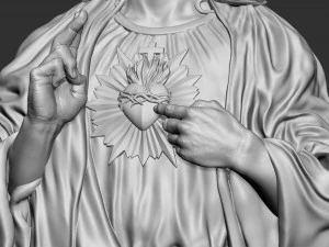 Jesus Sculpture 08 3D Print Model