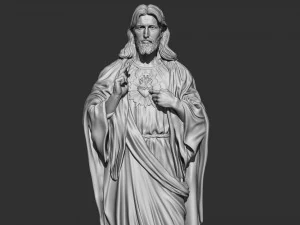 Jesus Sculpture 08 3D Print Model