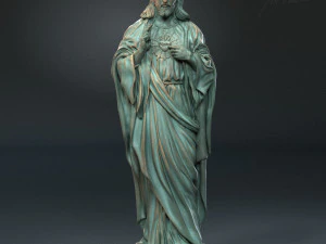 Jesus Sculpture 08 3D Print Model