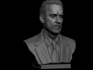 Jordan Peterson 3D प्रिंट मॉडल