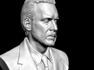 Jordan Peterson 3D प्रिंट मॉडल