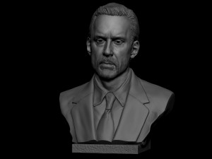 Jordan Peterson 3D प्रिंट मॉडल