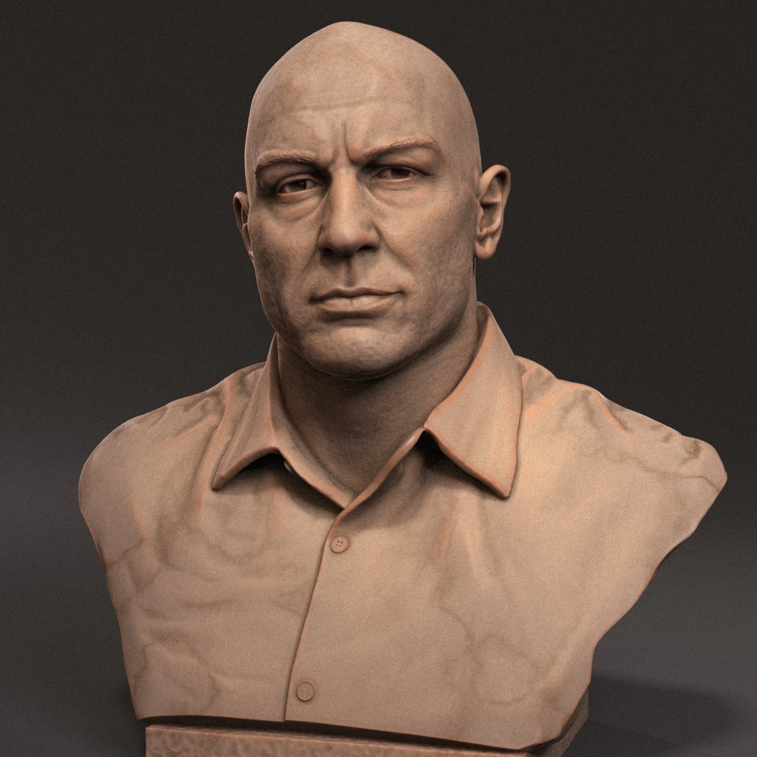 Joe Rogan 3D Print Model .c4d .max .obj .3ds .fbx .stl .blend 
