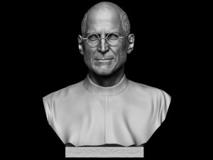Steve Jobs 3D Print Model