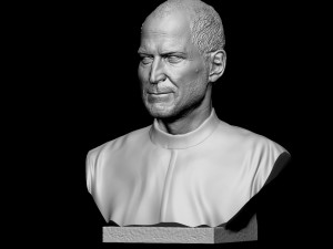 Steve Jobs 3D-printmodel