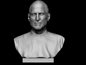 Steve Jobs 3D-printmodel