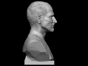 Steve Jobs 3D-printmodel