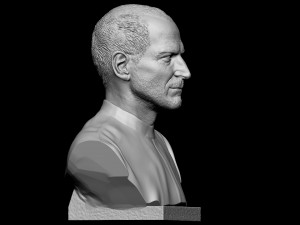 Steve Jobs 3D-printmodel
