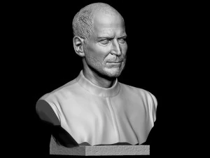 Steve Jobs 3D Print Model