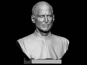 Steve Jobs 3D Print Model