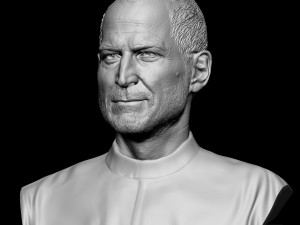 Steve Jobs 3D-printmodel