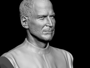 Steve Jobs 3D-printmodel