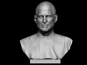 Steve Jobs 3D-printmodel