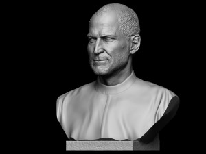 Steve Jobs 3D-printmodel
