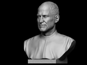 Steve Jobs 3D Print Model