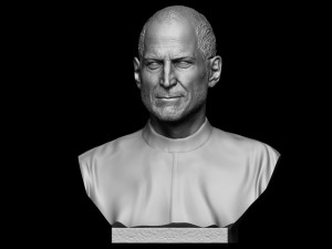 Steve Jobs 3D-printmodel
