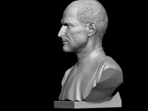 Steve Jobs 3D-printmodel