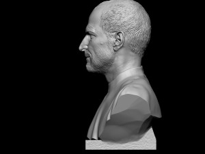 Steve Jobs 3D-printmodel