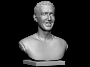 Mark Zuckerberg Model do druku 3D
