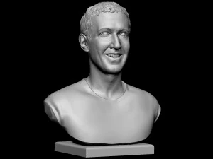 Mark Zuckerberg 3D Print Model