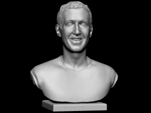 Mark Zuckerberg 3D Print Model