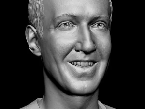 Mark Zuckerberg 3D Print Model