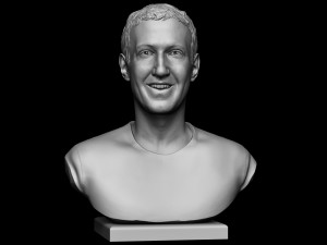 Mark Zuckerberg Model do druku 3D
