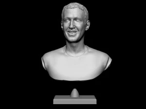 Mark Zuckerberg 3D Print Model
