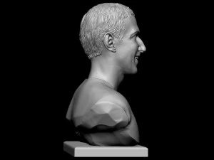 Mark Zuckerberg 3D Print Model