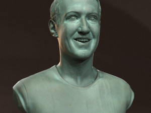Mark Zuckerberg Model do druku 3D