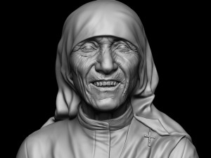 Mother Teresa 3D 打印模型