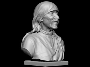 Mother Teresa 3D 打印模型