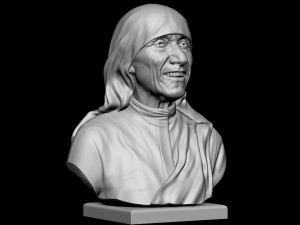 Mother Teresa 3D 打印模型