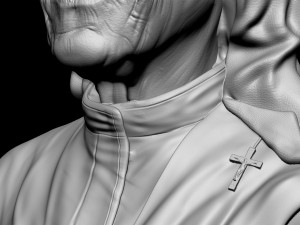 Mother Teresa 3D 打印模型