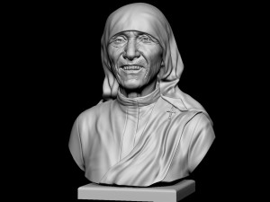 Mother Teresa 3D 打印模型