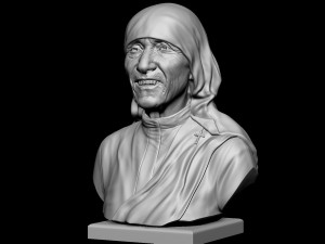 Mother Teresa 3D 打印模型
