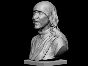 Mother Teresa 3D 打印模型
