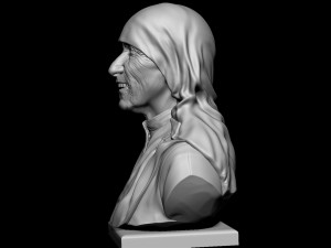 Mother Teresa 3D 打印模型